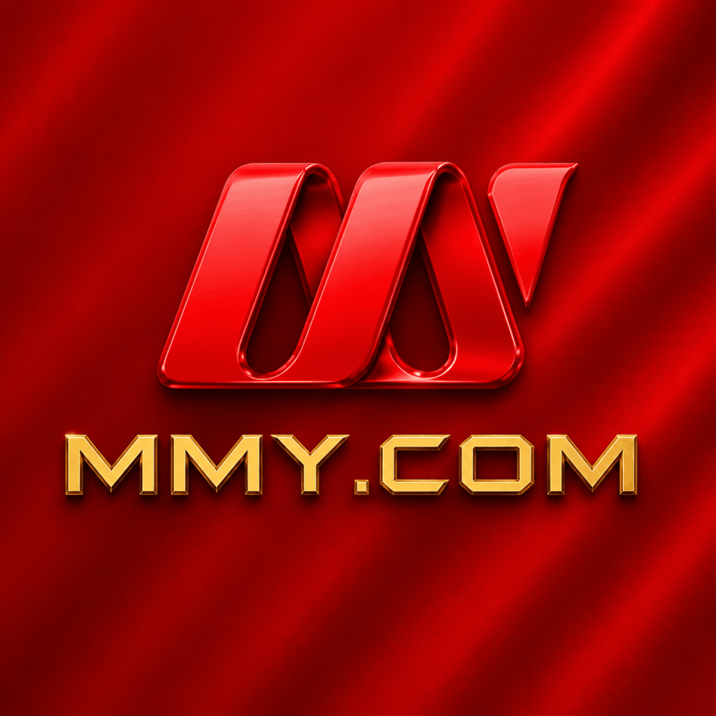 MMY Game interface showing MMY APK download, MMY App features, secure login, and latest version information.