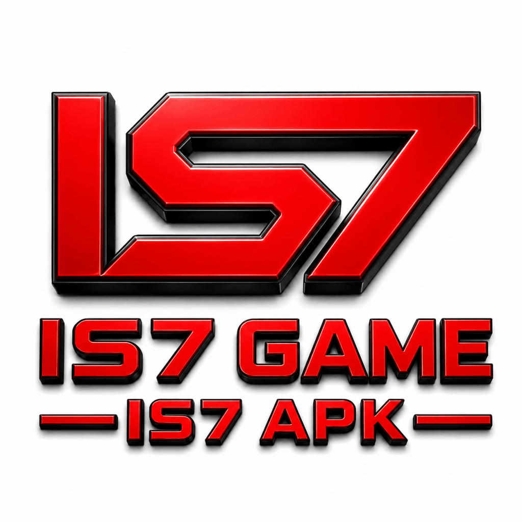 IS7 Game interface featuring IS7 APK, IS7 APP, IS7 Login, and IS 7 platform overview with modern gaming dashboard.